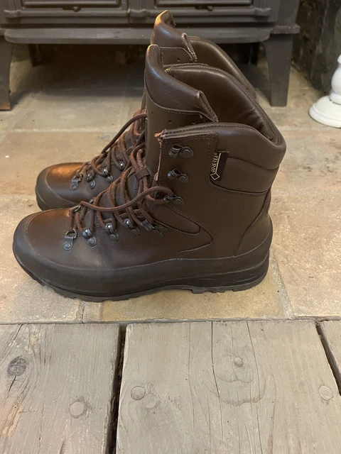 Bottes Militaires Iturri Gore-Tex Pour Homme - Taille 6M - Bottes De Combat Temps Froid Et Humide - Marron - Occasion