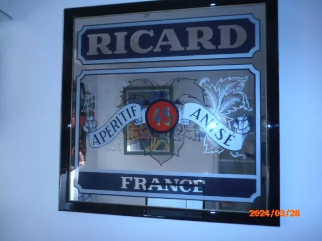 Ricard Miroir Serigraphie 49X49