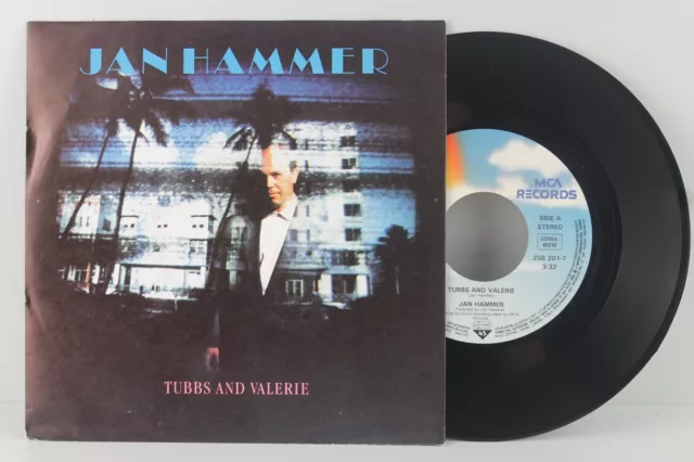 7" - JAN HAMMER - Tubbs And Valerie - Rico´s Blues  (Miami Vice) - MCA // 1987