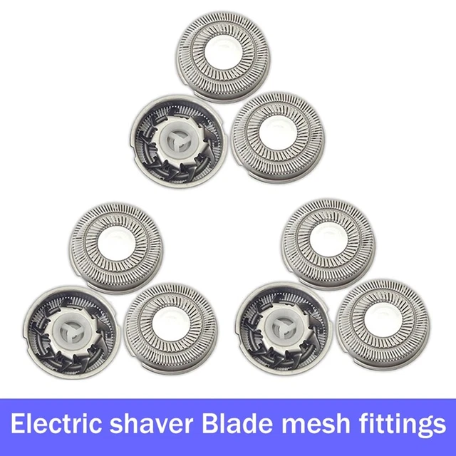9-Teiliges Rasierkopf-Doppelringklingen-Ersatzzubehör für Flyco Razor FR6 W7J6