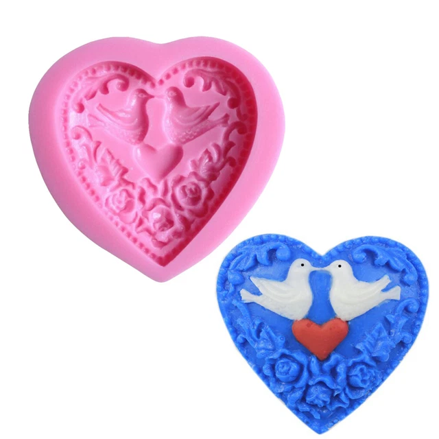 Tyqour Fondant Formen Set - 4 Rosa Silikon Schleifen Für Kuchen Dekoration