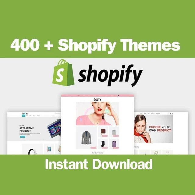 400+ Shopify Premium Themes Bundle Pack Exceptional Value Instant Download