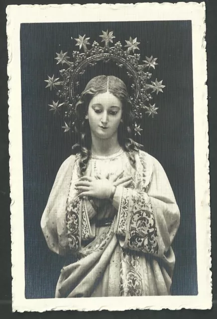 Foto Antigua de la Virgen andachtsbild santino holy card  santini