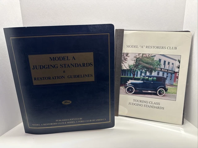 FORD MODEL A Judging Standards & Restoration Guidelines W/ Touring ...