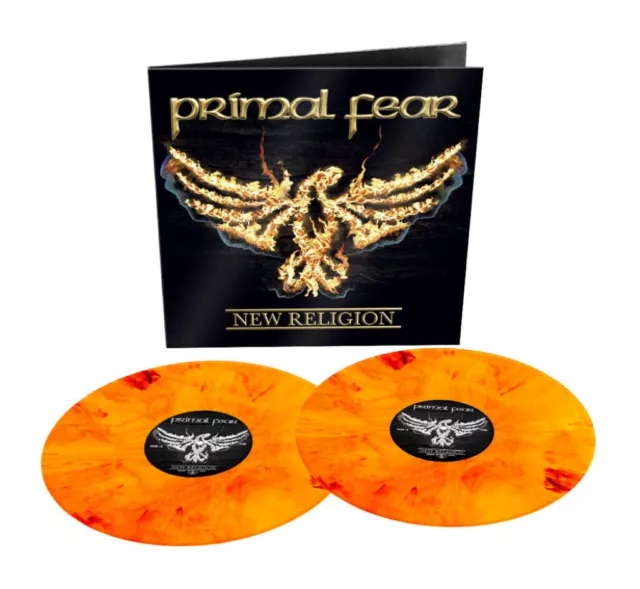 Primal Fear 'New Religion' 2LP Orange Red Marbled Vinyl - New & Sealed