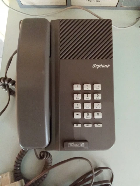 Téléphone Fixe Vintage Matra TM1 (1989) - France - Non Testé