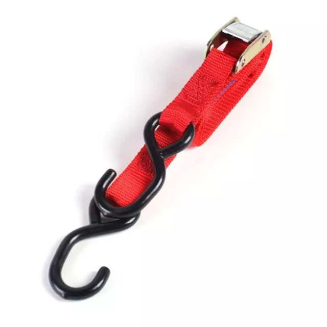 Bike It 4 Pièce Rouge Auto Verrou Sangle Attache