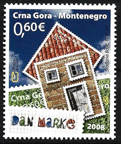 Montenegro - giorno del francobollo nuovo di zecca 2008 Michel 181