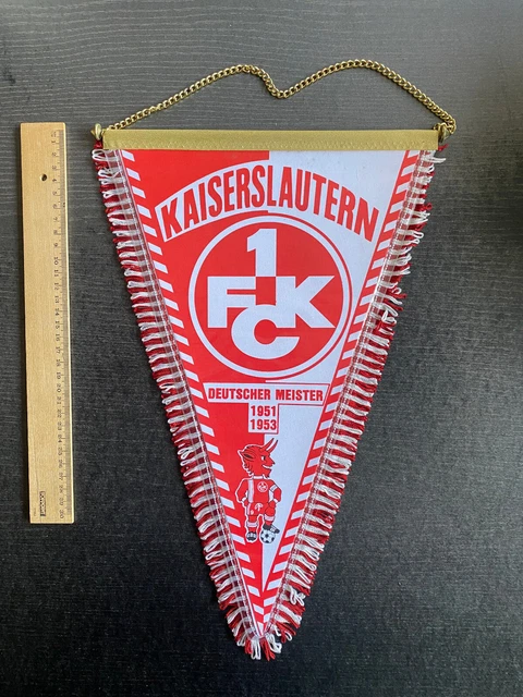 Petit Fanion Wimpel FC Kaiserslautern – Allemagne, Vintage, état Neuf