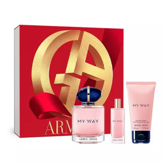 ARMANI MY WAY Holiday Gift Set 3 x 15ml Brand New And Boxed Free
