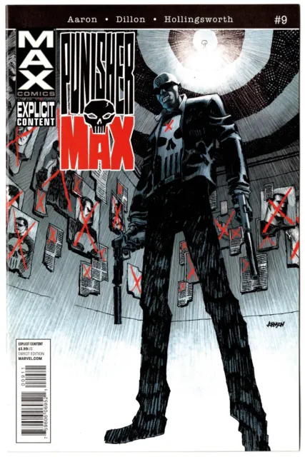 Punisher Max (2010) #9 - Marvel Comics - Jason Aaron - Steve Dillon - Bullseye