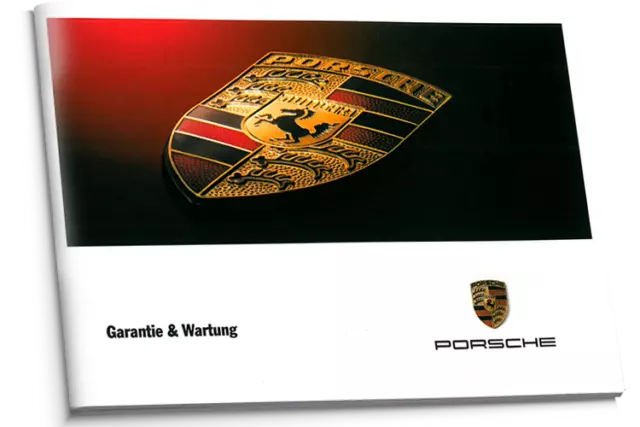 Carnet d'entretien 911 Carrera Boxster Porsche Allemand