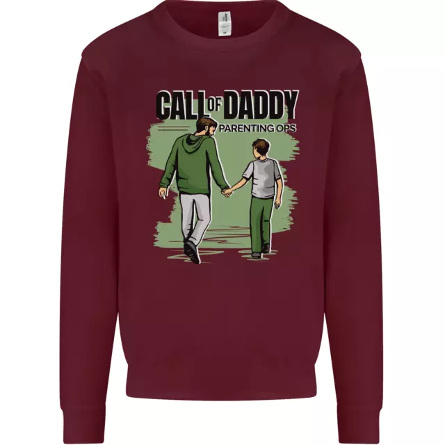Felpa da uomo Call of Daddy divertente parodia papà festa del papà 6