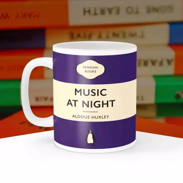 Musik bei Nacht - Aldous Huxley Pinguin Buch Cover Becher | Literarische Klassiker, Buch