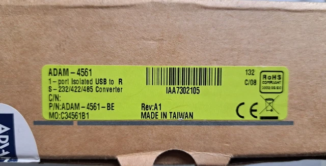 ADAM-4561 INDUSTRIAL MODULE converter USB / RS232/RS422/RS485 ADAM-4561 ...