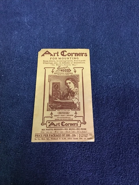 Paquete Vintage Art Corners 100 Count