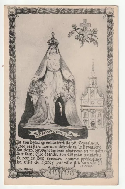 NANCY - Meurthe & Moselle - CPA 54 - Notre Dame de Bonsecours Cpa Comm. 1914/15