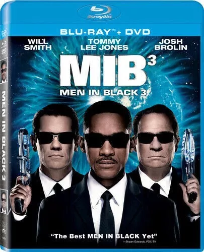 MIB MEN IN BLACK 3 (Blu ray ONLY)