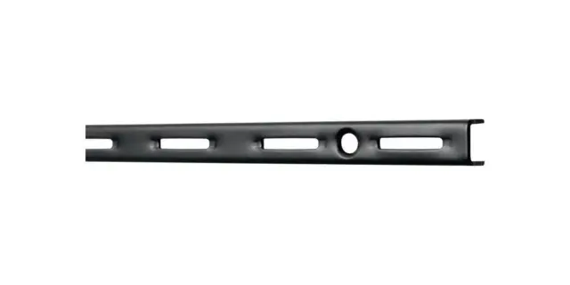ELEMENT SYSTEM Wandschiene Länge 1500 mm schwarz matt Stahl einreihige Lochung