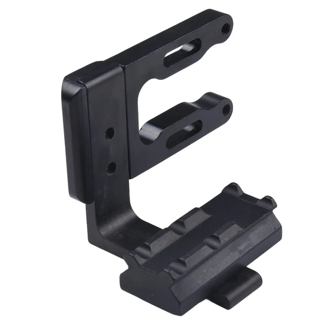 Support De Visée Décalé 45° Pour Rail Picatinny 20 Mm - Neuf - Métal Noir