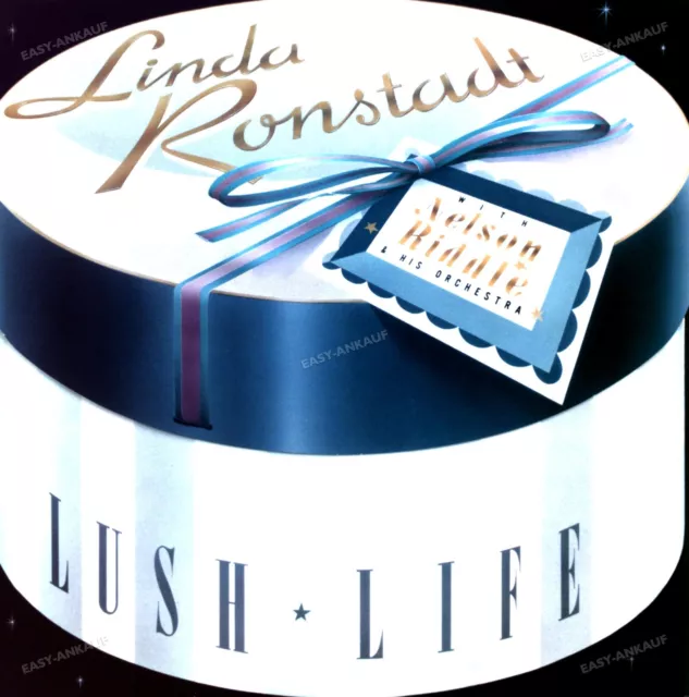 Linda Ronstadt With Nelson Riddle & His Orchestra - Lush Life LP (VG+/VG+) '