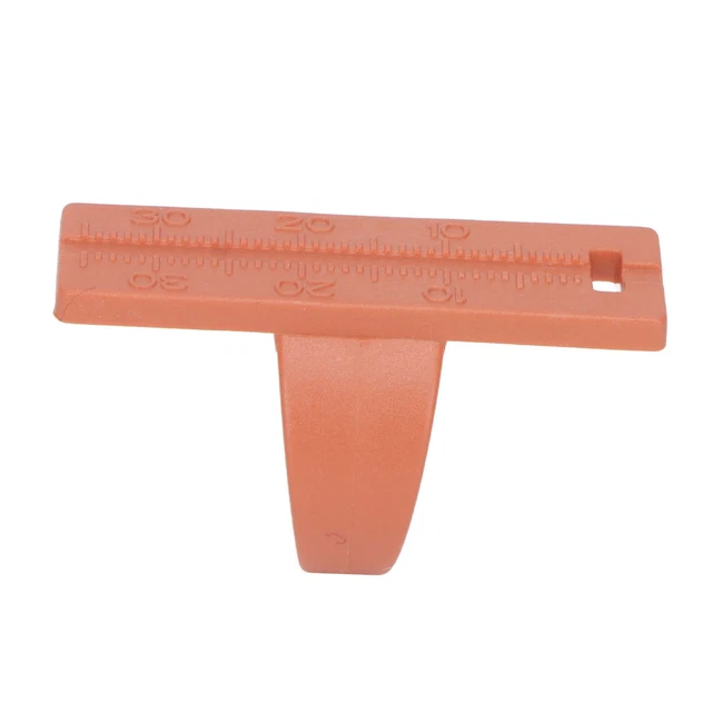 (Brun)Anneau De Mesure Dentaire Anneau De Mesure Dentaire Portable Échelle De