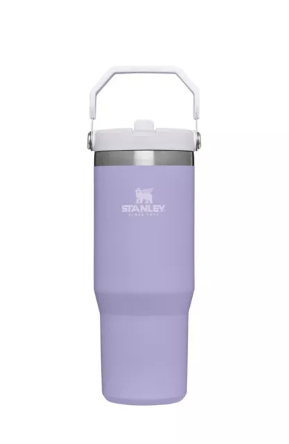 Stanley IceFlow Flip Straw Stainless Steel Leak-Proof Tumbler, 30oz Lilac