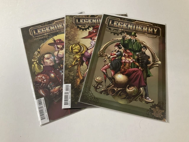 Legenderry 1 2 3 Nm Near Mint Dynamite Comics