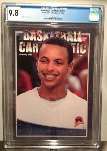 Basketball Card Fanatic #17 Stephen Curry Rookie Card Cover Cgc 9.8