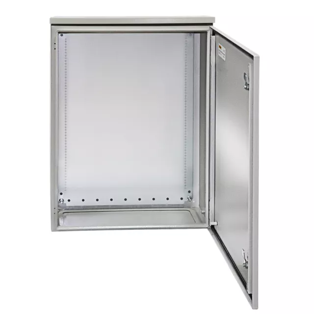 VEVOR Scatola recinzione elettrica in acciaio NEMA 4 Custodia esterni 28x20x8"