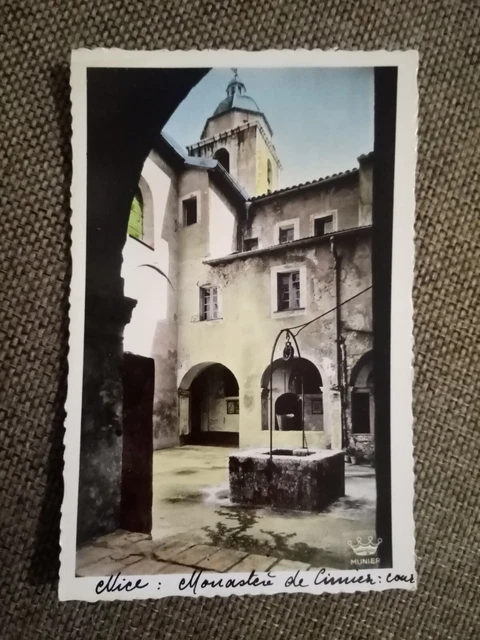 Cpa Nice Cimiez The Well And Bell Tower Of The Monastery