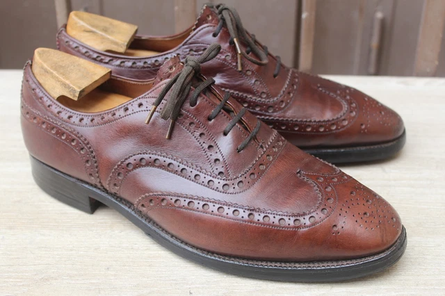 Chaussures Church's Grafton - Richelieu Cuir Marron, Pointure 43, Fait Main, Occasion Très Bon état