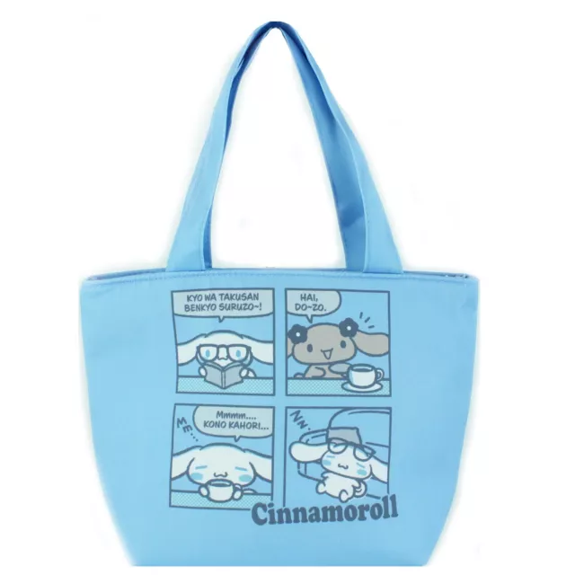 Sanrio Japan Kawaii Cinnamoroll Thermal Insulated Cool Heat Lunch Tote Bag NEW