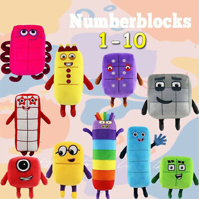 numberblocks soft toys