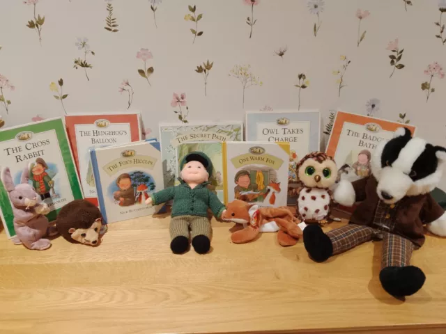 Story Sack Ressource Percy Park Keeper 7 Bücher Waldtiere Percy wie Puppe