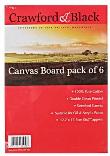 Canvas Boards For Painting 11x14 Stretched Canvas Blank White Value Pack Of  8