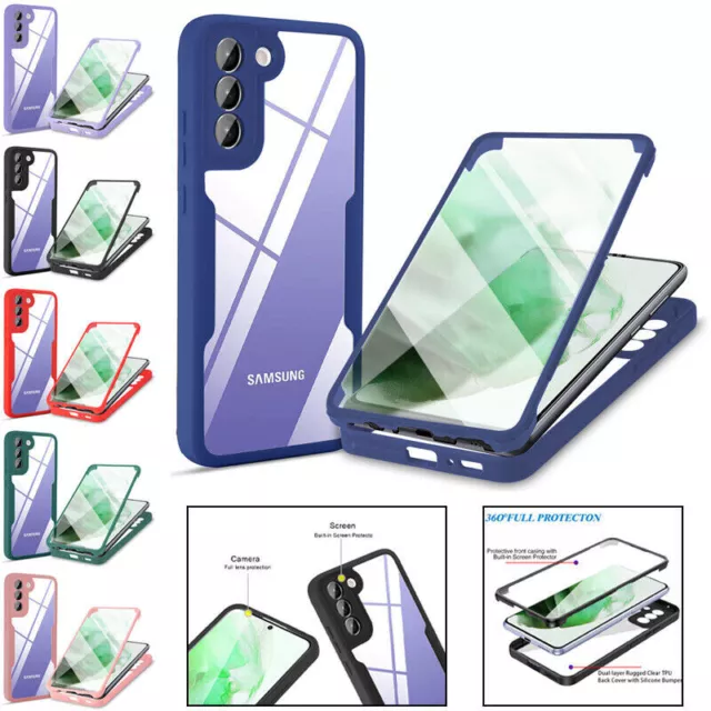 360 Full Body Screen Case Cover For Samsung A54 A14 A53 A13 A73 A82 S23 Plus 5G