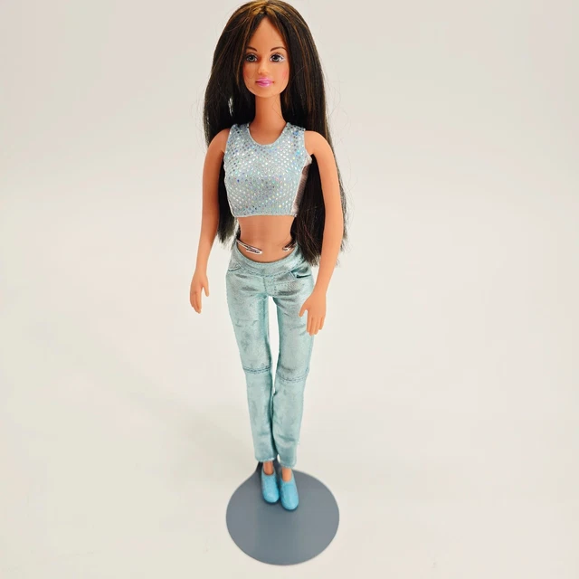 Poupée Barbie Teresa Mattel 2002 Dance 'n Dl3x - Corps Gomme Flexible Articulé, Vintage, Occasion