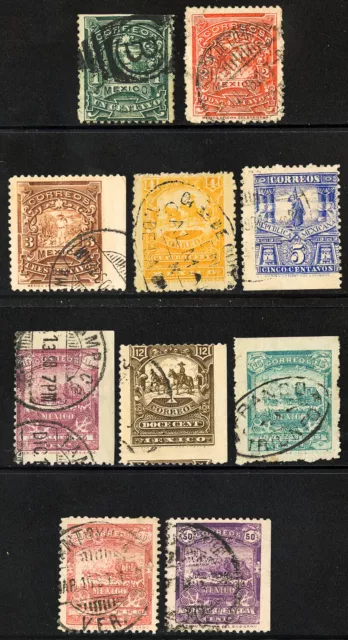 Mexico Stamps # 279-88 Used F-VF Scott Value $267.00