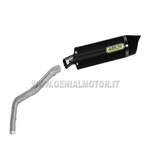 Exhaust + Link Pipe Arrow Indy Alu N Honda Cbr 600 Rr 2009 > 2012