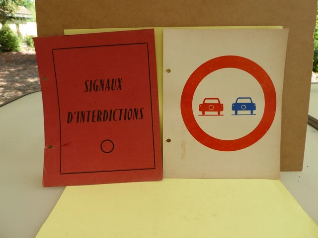 ANCIENNE FICHE SCOLAIRE Du Code De La Route EUR 3,00 - PicClick FR