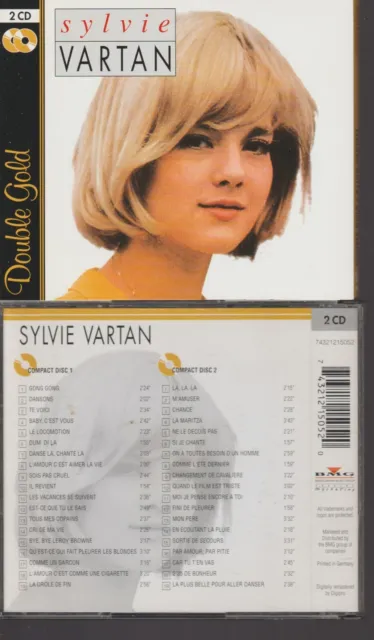 Sylvie Vartan Cd Double Gold - Compilation 1994 - 38 Titres - Madcjay