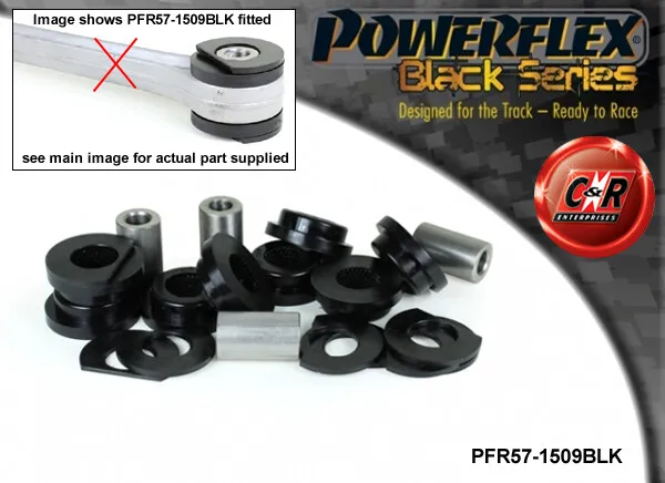 Powerflex Black Rruppr Linkarm En Moyeu pour Porsche 997 2005-2012 PFR57-1509BLK