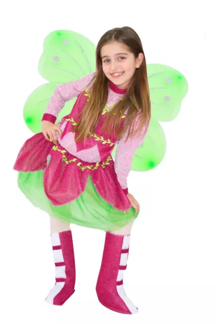 FARFALLA WINX BLU' costume CARNEVALE bambina con ali 6/7 anni PEGASUS EUR  33,90 - PicClick IT