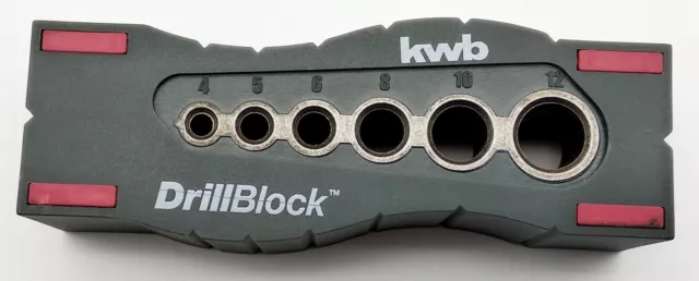 KWB Supporto Trapano Mascherina per la Perforazione 4-12 MM, Rechtwinklige, Solo