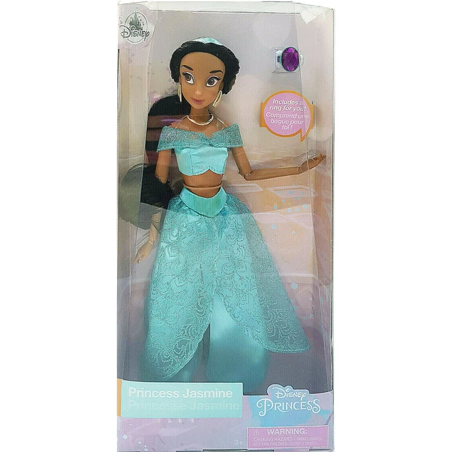 DISNEY STORE PRINCESS Jasmine Classic Doll With Ring Toy Figure ...
