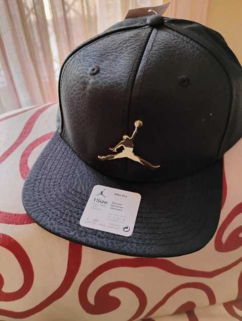 CAPPELLO HAT CAP Air Jordan Nike ingot Pro Elephant unisex nero e oro EUR 84 99 PicClick IT
