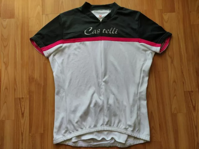 Castelli Prologo Prosecco Women's 3/4 Zip Short Sleeve Cycling Jersey XL NEW!