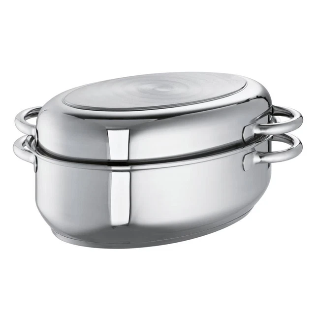 Schulte-Ufer Multi-Bräter Universalbräter Edelstahl 30x19 cm 7 L 678934