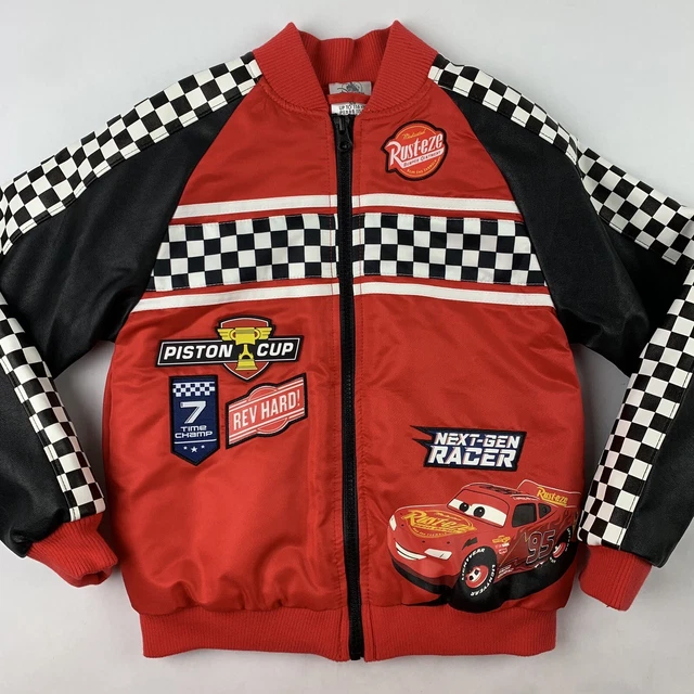 Lightning mcqueen deals faux leather jacket